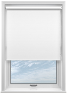 Opus (Blackout), White Lace - Twist&Fit Roller Blind